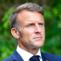 Emmanuel Macron. © Frank Muller/Nice-Matin/PhotoPQR/MaxPPP