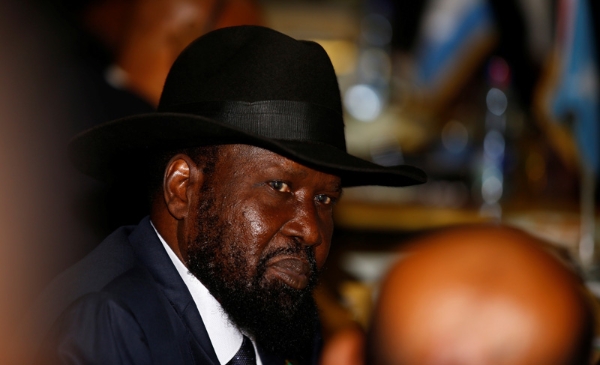 South-Sudanese president Salva Kiir supplys barrels of crude as payment.