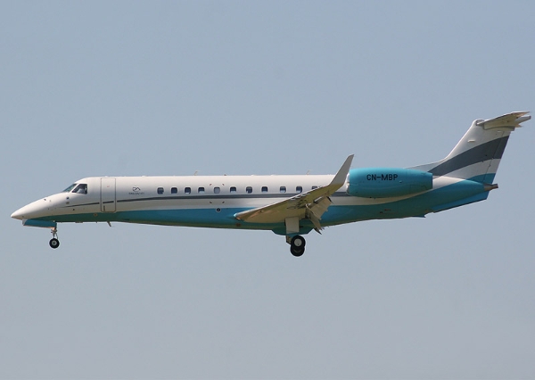 Embraer Legacy 600, one of Dalia air's three aircraft.