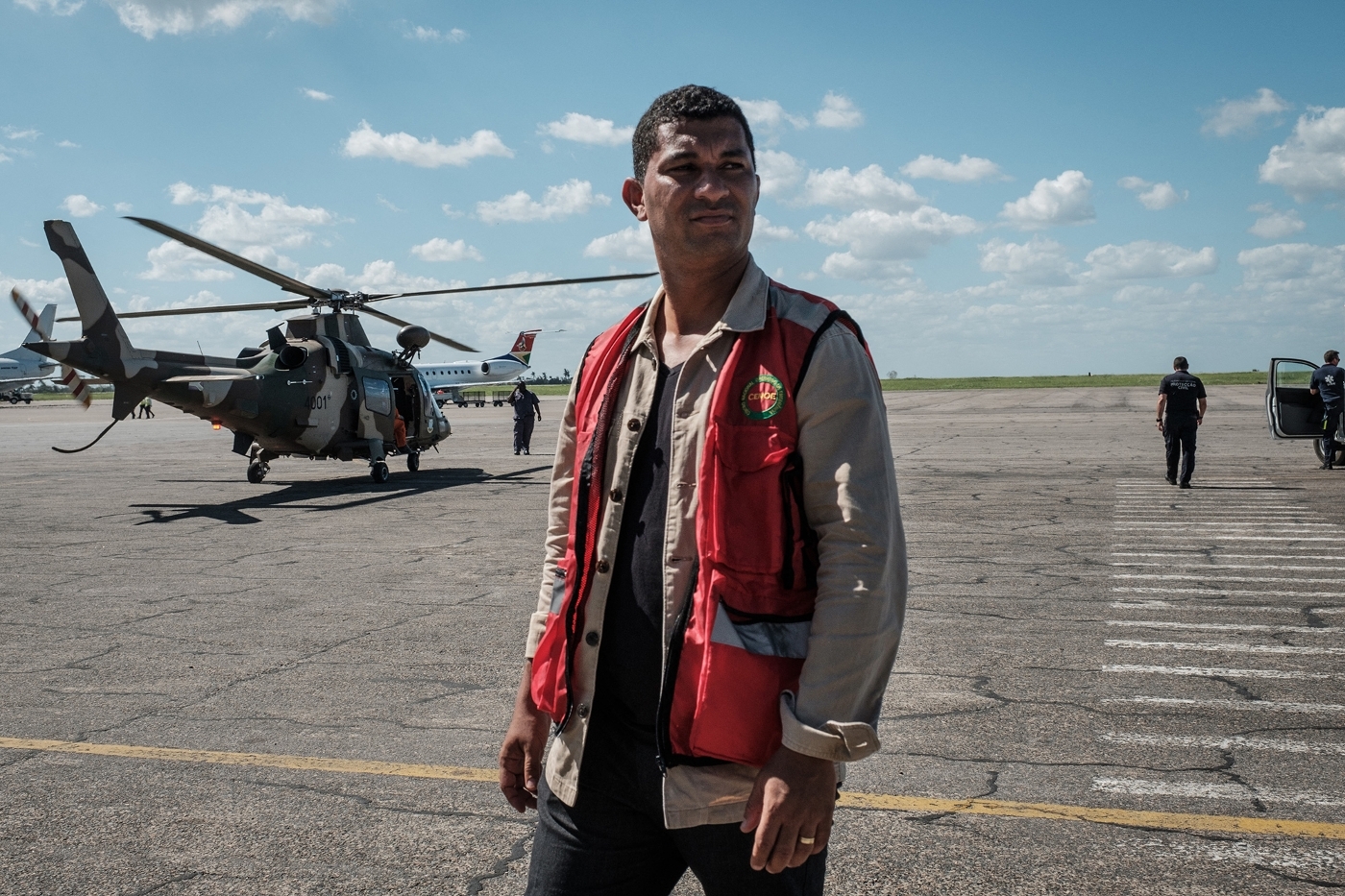 Mozambique's Minister of Land and Environment, Celso Correia, on 25 March 2019.