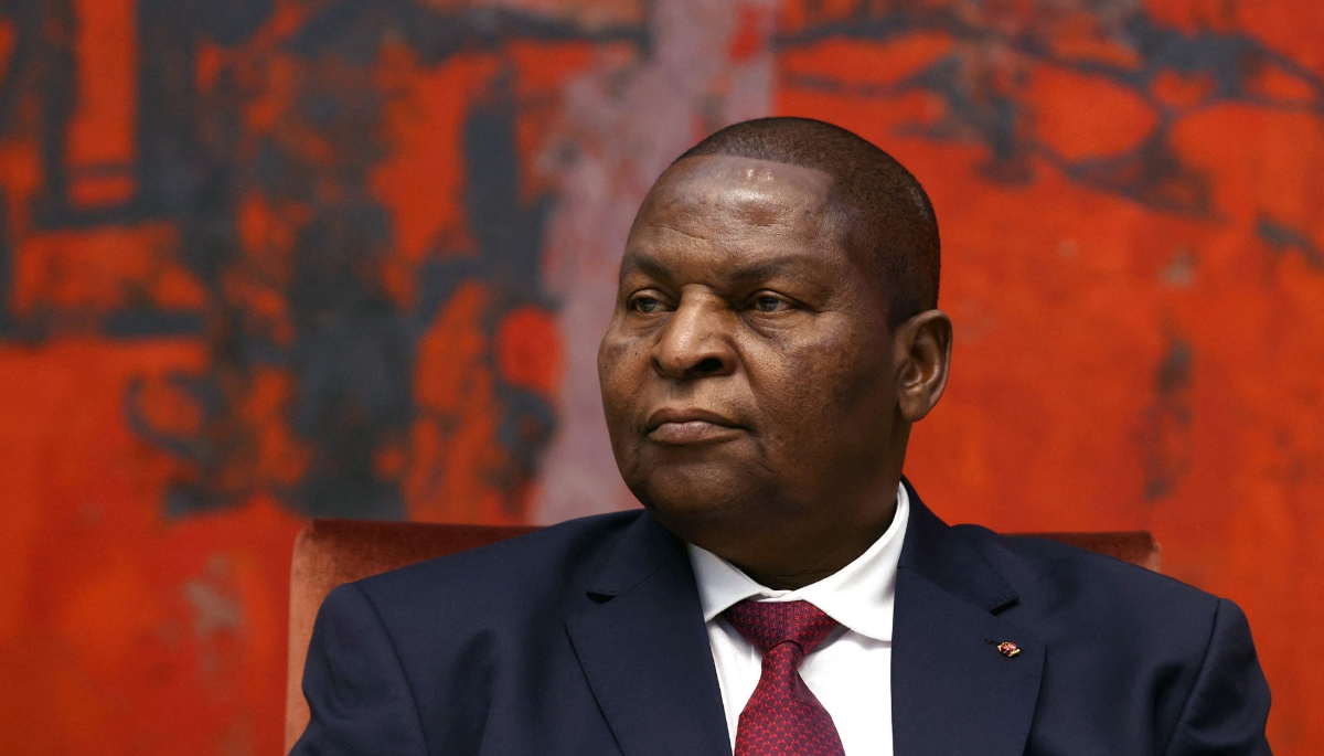 CAR President Faustin-Archange Touadéra, in Serbia, 29 February 2024.