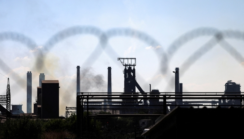 An ArcelorMittal plant in Johannesburg, South Africa, 12 May 2022.