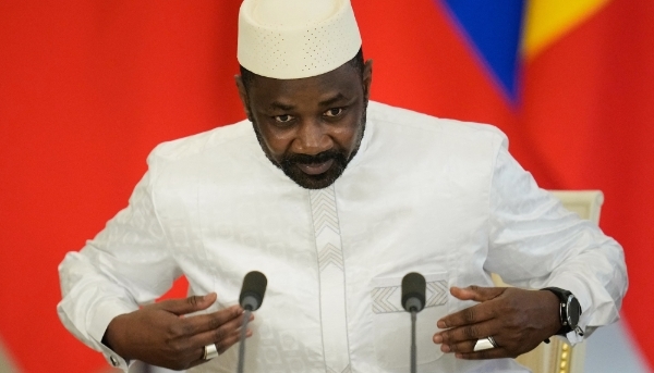 Junta leader Assimi Goïta during his state visit to Moscow on 23 June 2025.