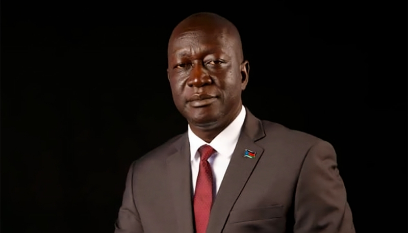 South Sudanese Minister of Presidential Affairs Africano Mande.