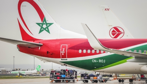 A Royal Air Maroc Boeing 737 at Orly International Airport, France in 2023.