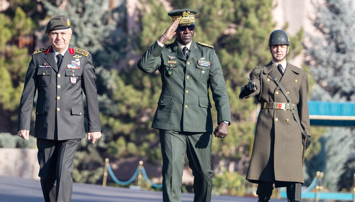 Mbaye Cissé, Senegal's chief of staff, in Ankara, 19 December 2024.