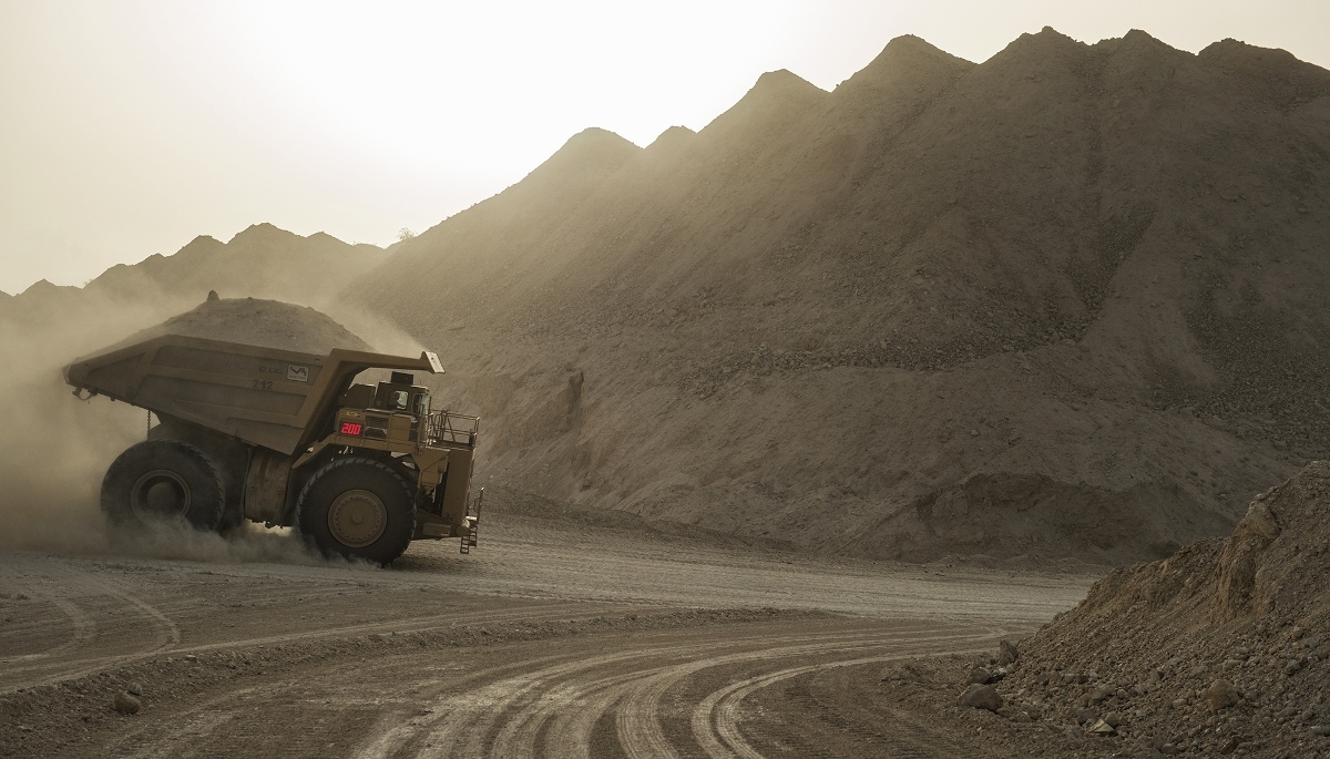 Phosphate mine at Khouribga, 110km southeast of Casablanca, Morocco, in July 2016.
