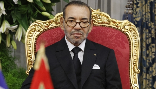 Morocco's King Mohammed VI during a signing ceremony in the Royal Palace in Rabat on 28 October 2024.