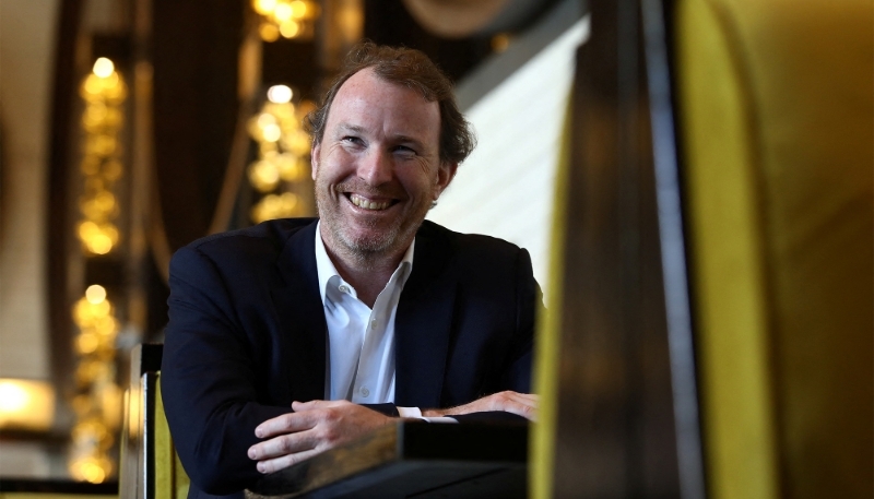 Sebastien de Montessus in Cape Town, South Africa, in February 2023. 