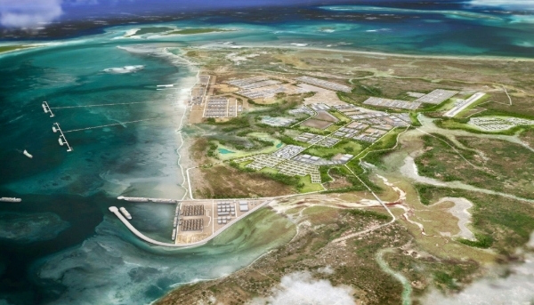 ExxonMobil's gas project on Afungi peninsula in northern Mozambique.