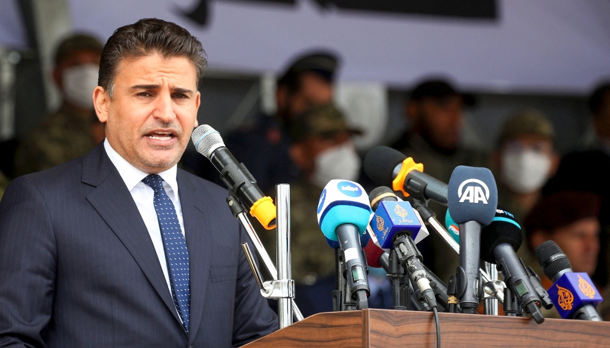 Salaheddine Namroush, new chief of staff of the Tripoli armed forces, in Tadjoura, Libya on November 2020.