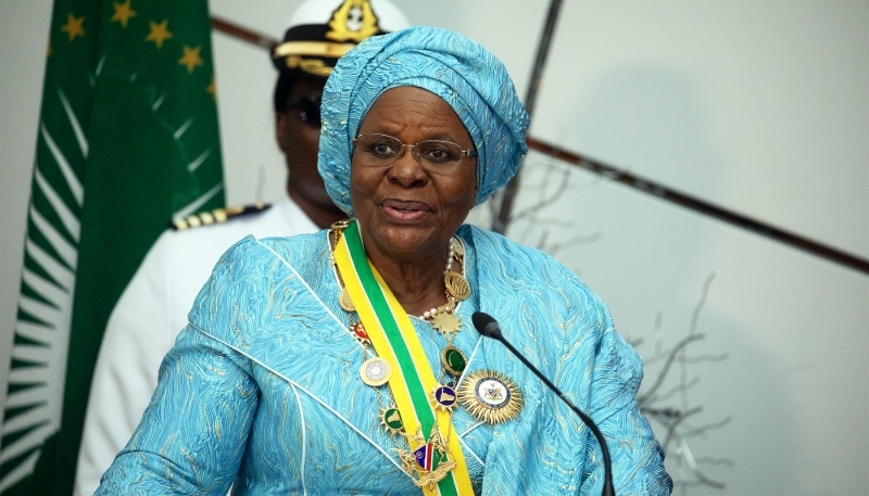President Netumbo Nandi-Ndaitwah of Namibia, in Windhoek on 21 March 2025. 