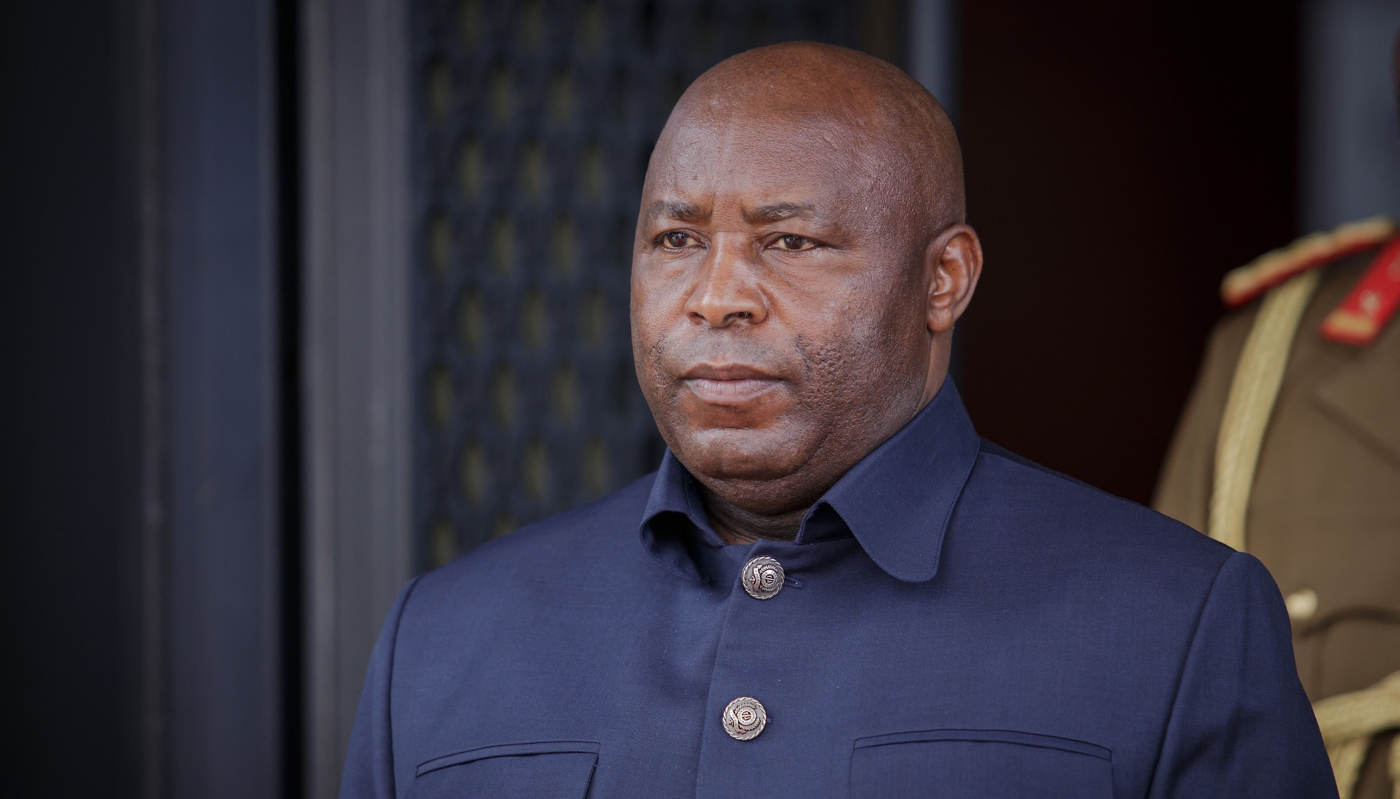 Burundi's President Evariste Ndayishimiye in Bujumbura, on 4 February 2023.