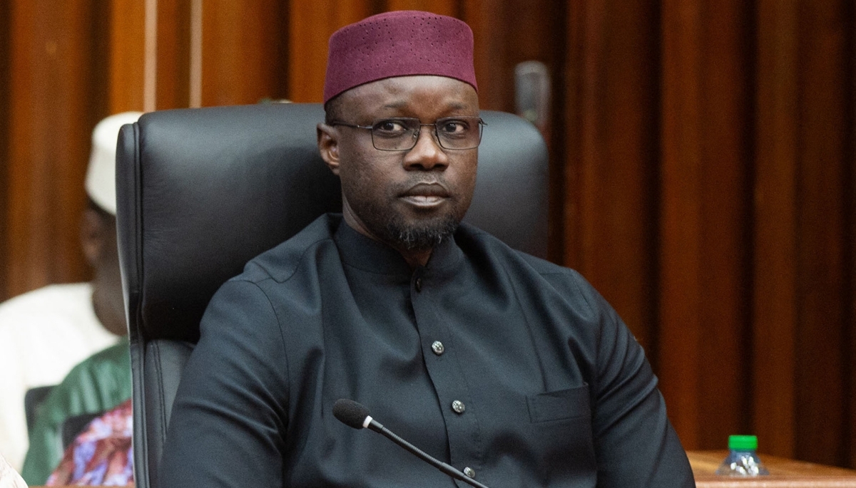 Senegalese PM Ousmane Sonko in Dakar, on 21 February 2025. 