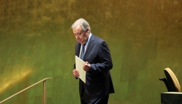UN Secretary-General António Guterres in New York, 23 September 2025.