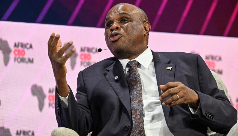 Former President of Afreximbank Benedict Oramah in Abidjan on 13 May 2025. 