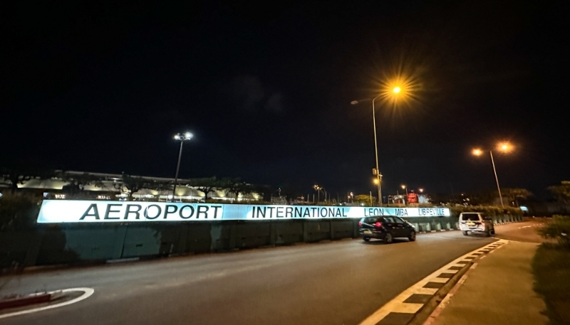 Leon Mba Libreville International Airport.