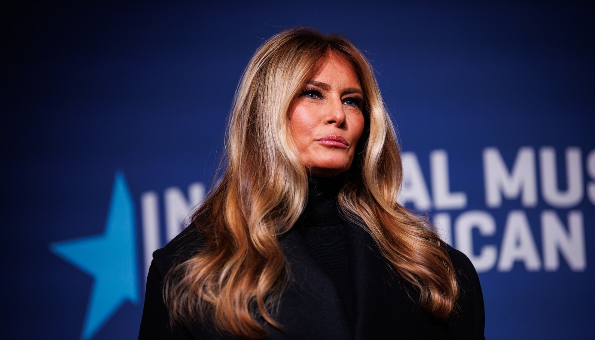 Melania Trump at the Smithsonian Institute's Museum of American History in Washington, 20 February 2026.
