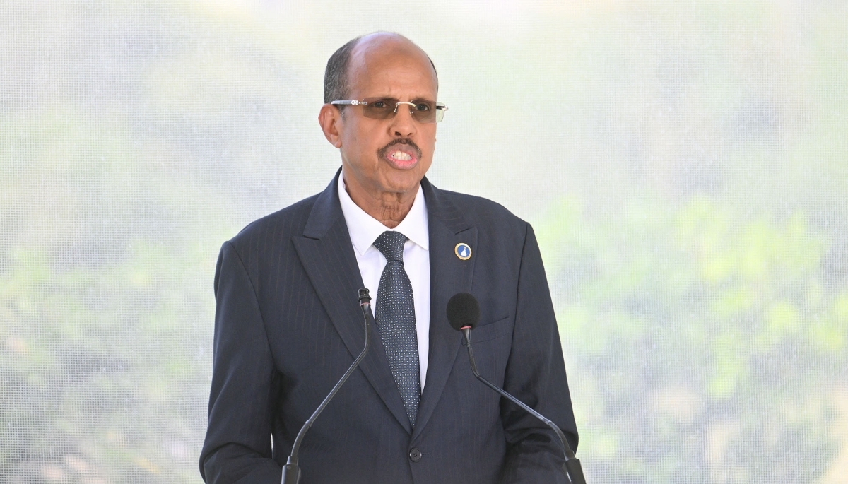 African Union Commission Chairperson Mahmoud Ali Youssouf in Rome, 20 June 2025.