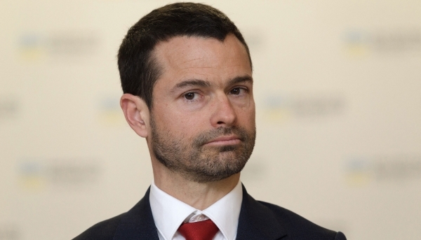 Jérémie Pellet, director of Expertise France, in Kyiv, in 2024.