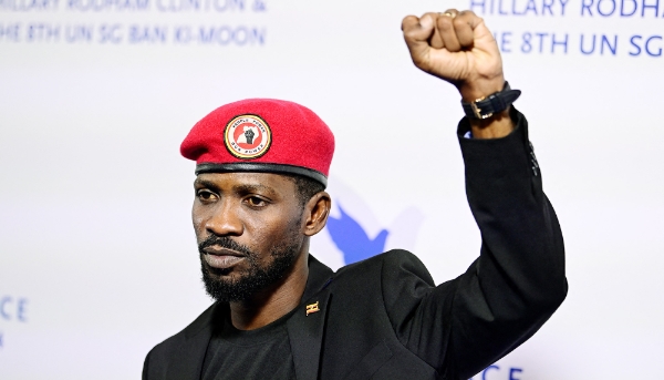 Bobi Wine at the Cinema for Peace Gala Berlin on 19 February 2024.