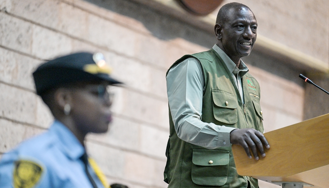 William Ruto in Nairobi on 13 November 2023.