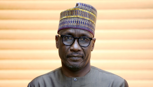 Nigerian National Petroleum Corporation CEO Mele Kyari in Abuja, 7 August 2019.