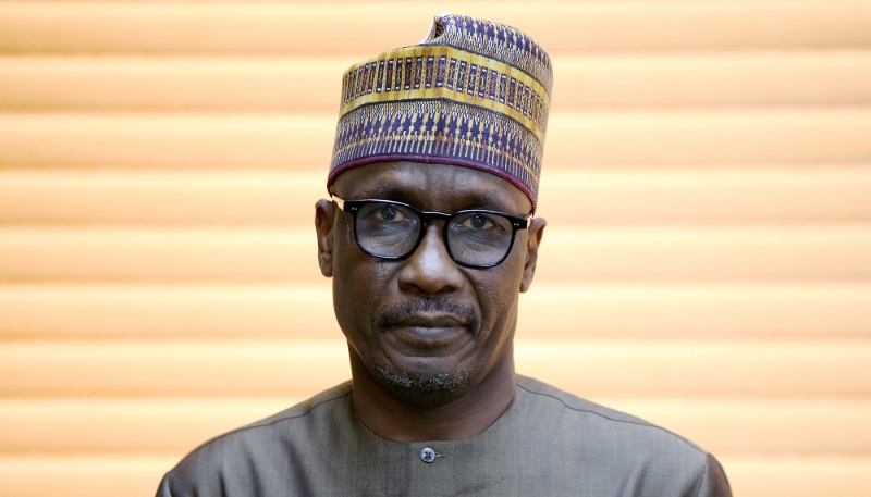 Nigerian National Petroleum Corporation CEO Mele Kyari in Abuja, 7 August 2019.