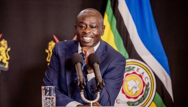 Kenyan Deputy President Rigathi Gachagua during a press conference at his official residence in Nairobi, on 7 October 2024.