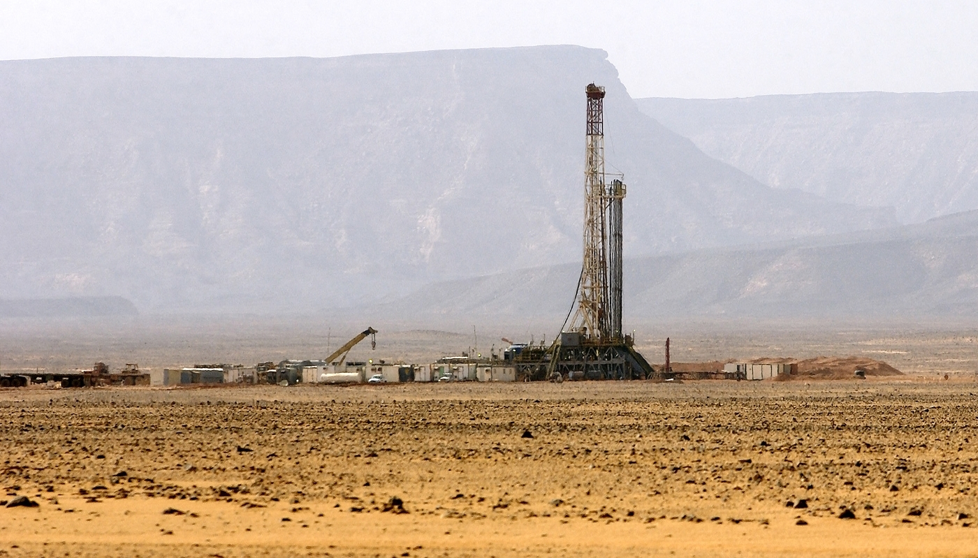 An oil field in south-west Libya in 2020.