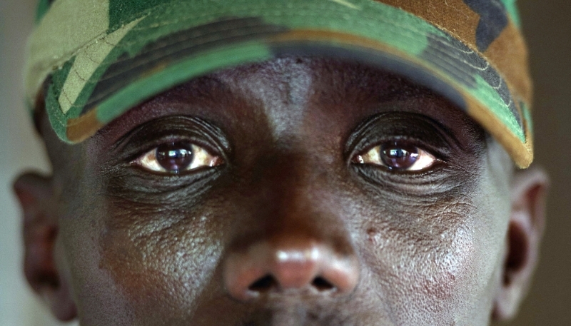 M23 military chief Sultani Makenga, in Goma, on 25 November 2012.