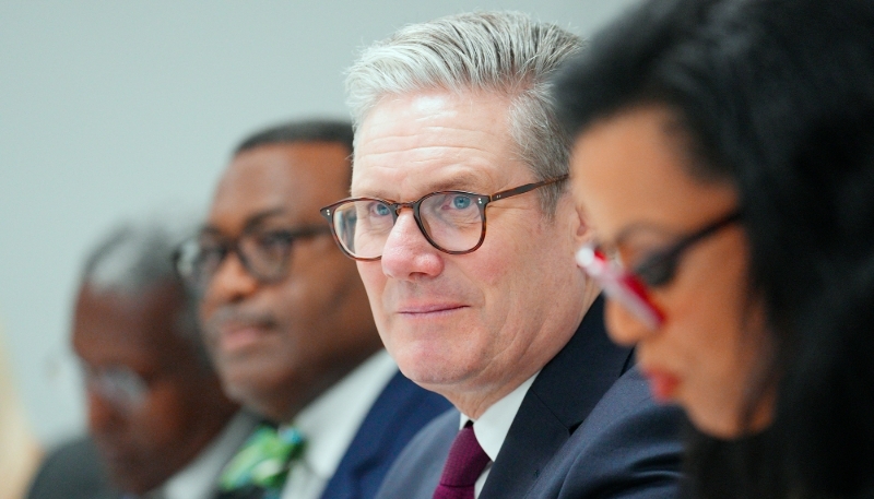 British PM Keir Starmer at the COP29 UN Climate Change Conference in Baku, Azerbaijan, 12 November 2024.