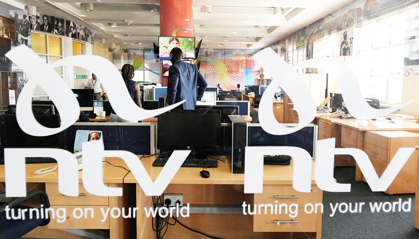 A Nation Media Group newsroom in Nairobi, Kenya, 9 January 2018.