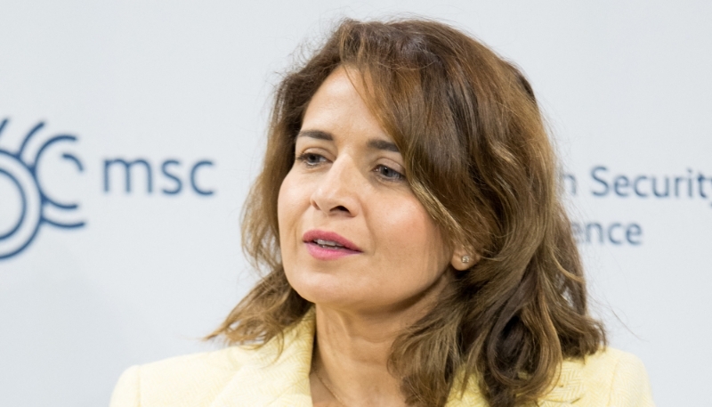 Leila Benali, Morocco's Minister of Energy Transition and Sustainable Development, in Munich, Germany, 18 February 2024.