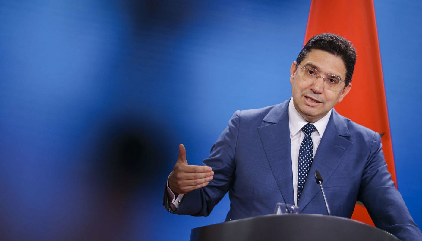 Moroccan Foreign Minister Nasser Bourita in Berlin on 28 June 2024.