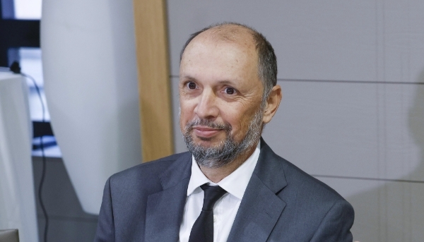 Moroccan minister of investments, Mohcine Jazouli, in Bilbao, Spain, on 30 January, 2024.