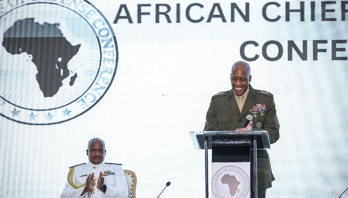 Gen. Michael Langley during the African Chiefs of Defence Conference 2025 opening ceremony, in Nairobi, Kenya, 28 May 2025.