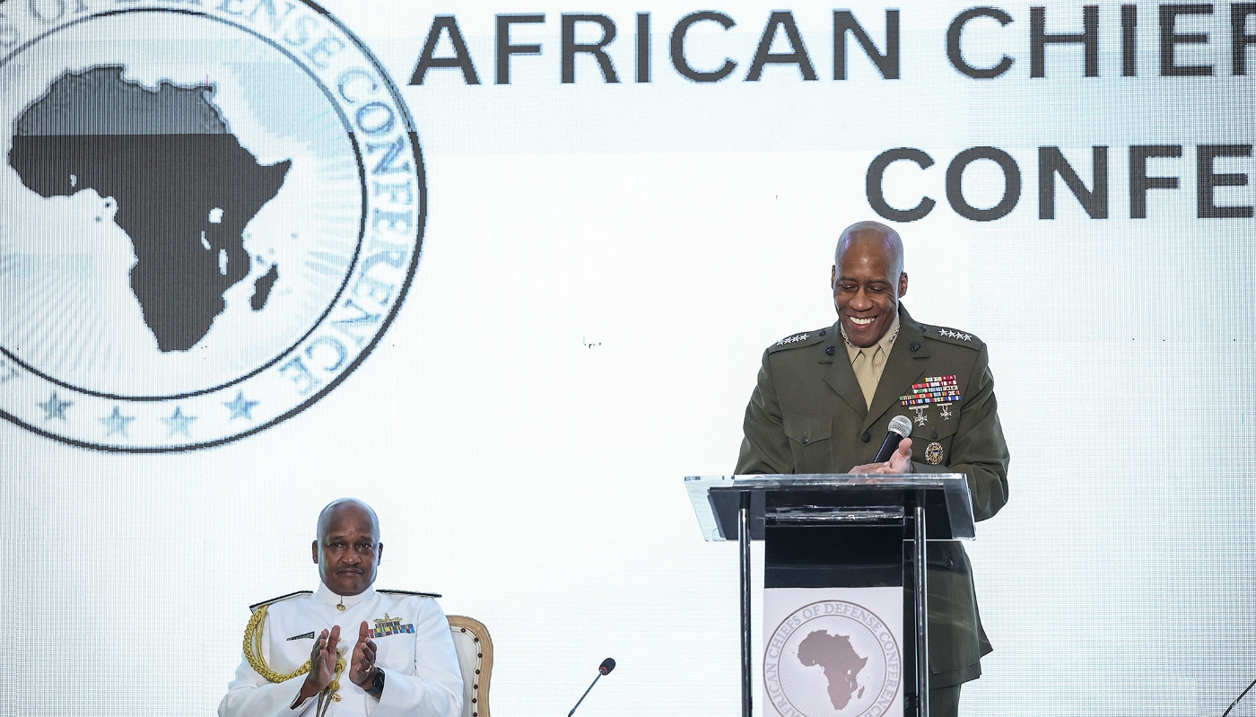 Gen. Michael Langley during the African Chiefs of Defence Conference 2025 opening ceremony, in Nairobi, Kenya, 28 May 2025.