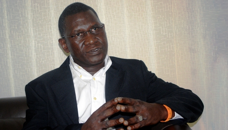 Ahmed Kanté in Conakry in 2013, when he was CEO of Guinea's public mining fund Soguipami. 