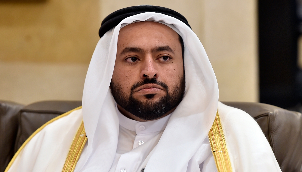 Qatari Minister of State for Foreign Affairs Mohammed bin Abdulaziz Al Khulaifi, in Beirut, on 3 April 2023.