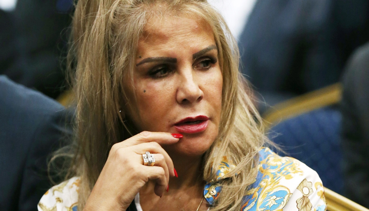 Saïda Neghza, then president of Algeria's leading employers' organisation, CGEA, in Algiers in 2022.