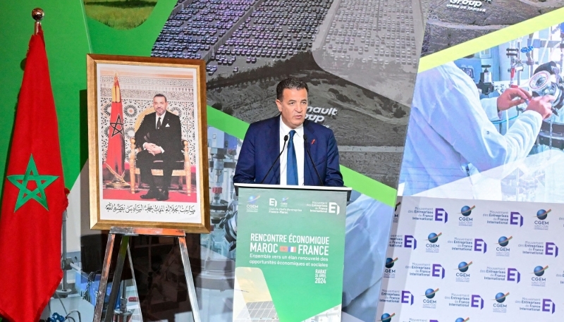 Head of Moroccan employers federation CGEM, Chakib Alj, in Rabat on 26 April 2024.