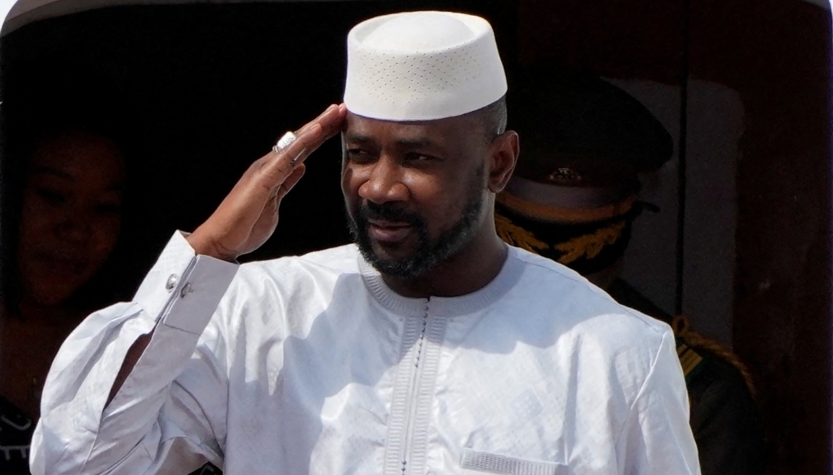 Assimi Goïta, head of the Malian junta, in Beijing, China on 1 September 2024.