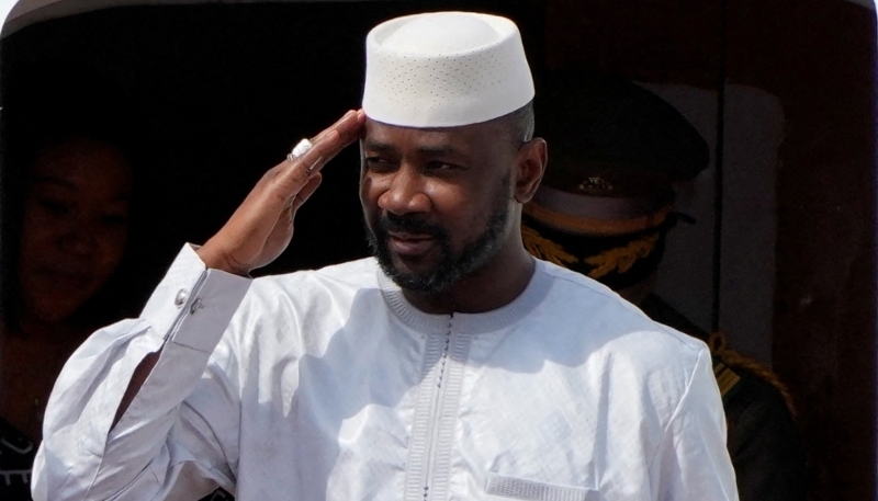 Assimi Goïta, head of the Malian junta, in Beijing, China on 1 September 2024.