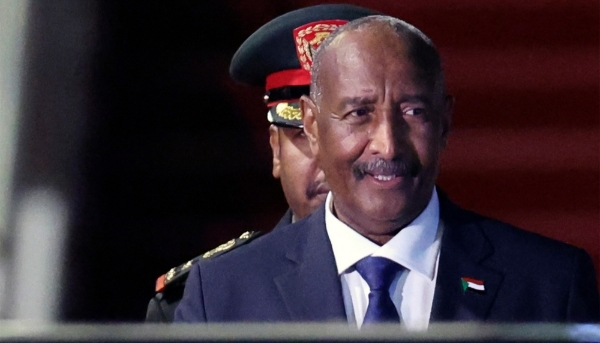 Sudan's army chief Abdel Fattah al-Burhan in Beijing, China, 3 September 2024.