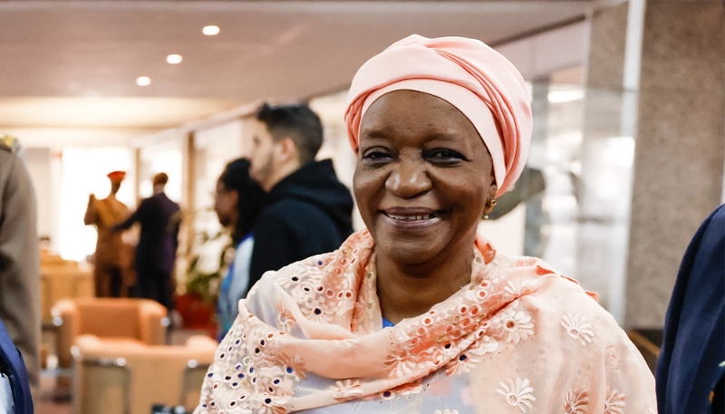 The director-general of the United Nations Office in Nairobi, Zainab Bangura, in February 2024. 