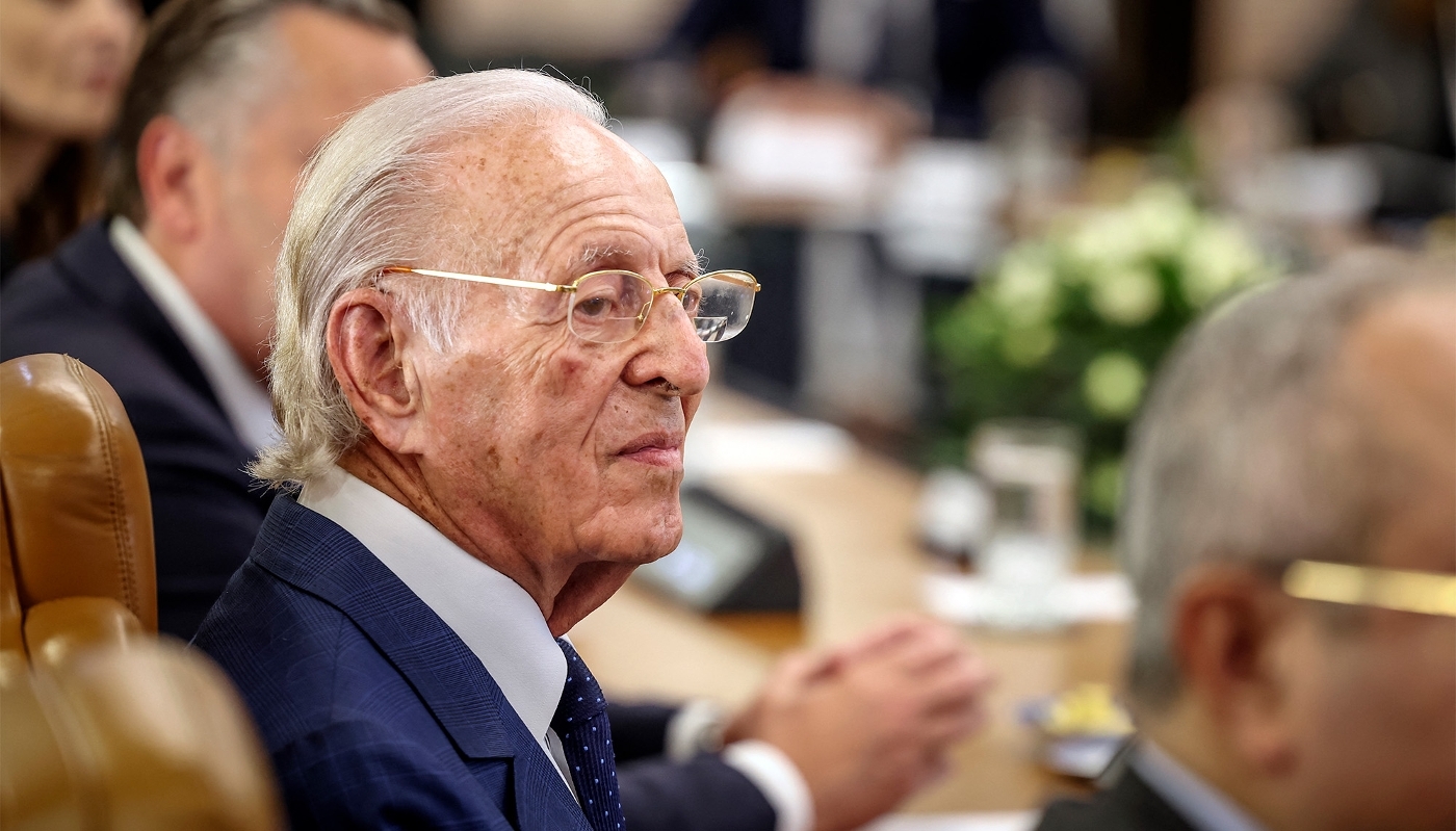 The CEO of BoA, Othmane Benjelloun, in Casablanca in March 2023.
