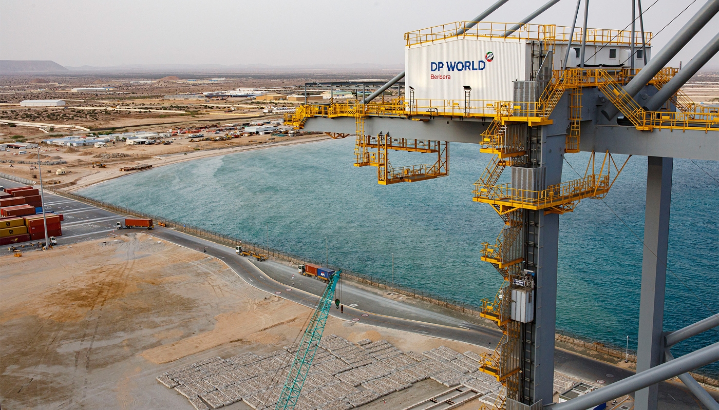 The port of Berbera on 31 August 2021.