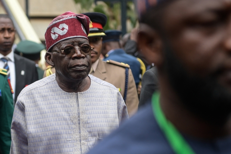 Nigeria's President Bola Tinubu in Gigiri, Nairobi, on 16 July 2023.