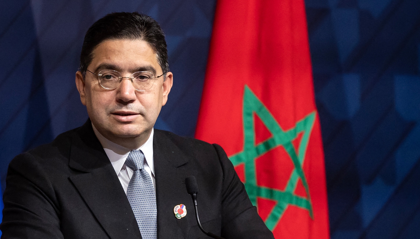 Morocco's Foreign Minister Nasser Bourita in Marrakesh, Morocco in December 2023.